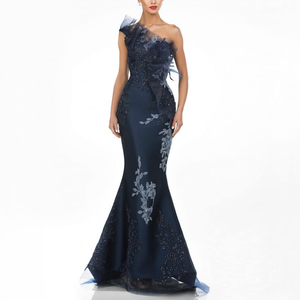 Embellished One Sleeve
Evening Gown