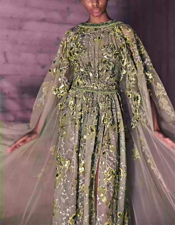 Green caftan hot sale