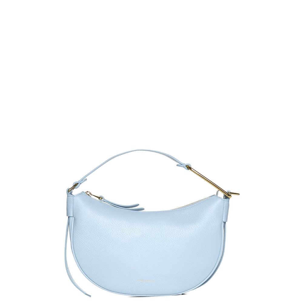 Light Blue Embossed-logo Detail Crossbody Bag