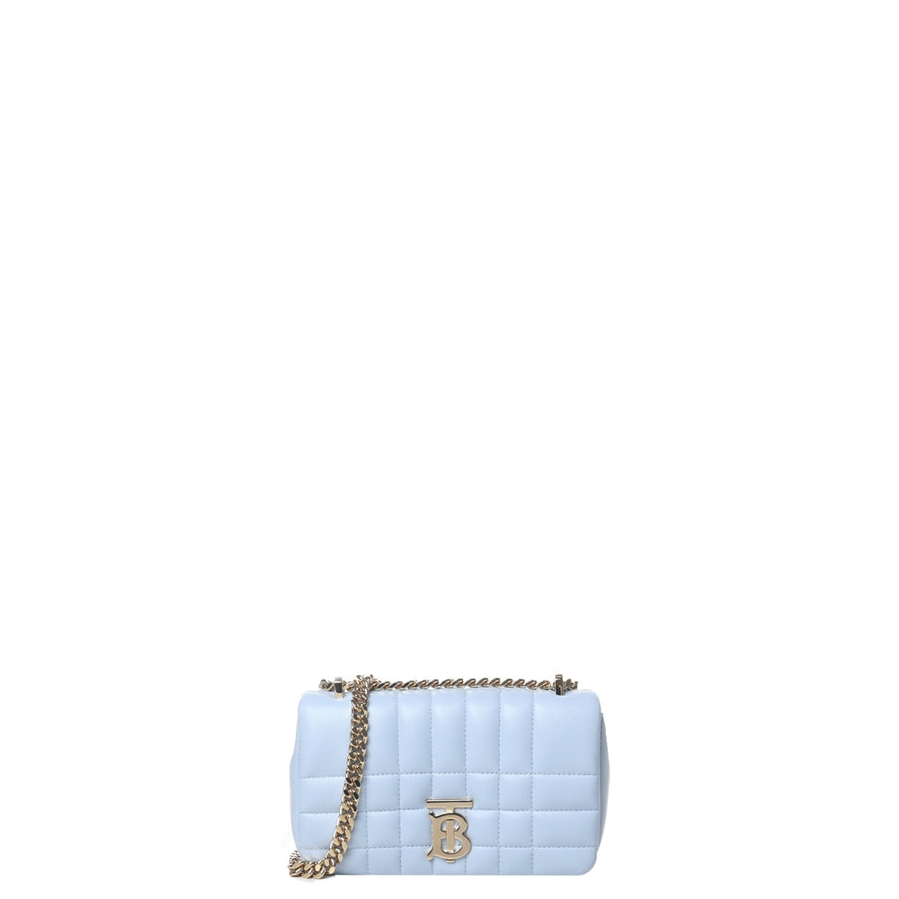 Light Blue Lola Quilted-leather Crossbody Bag