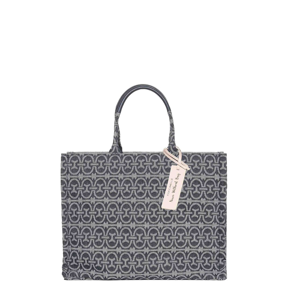 Multicolor Monogram Jacquard Tote Bag