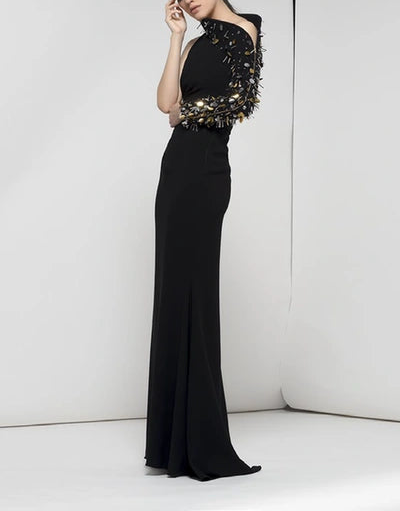One Sleeve Clayton Gown