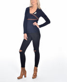 Quilted Wool Blend Sweater, DIP - elilhaam.com