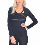 Quilted Wool Blend Sweater, DIP - elilhaam.com