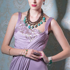 Clothes,Designers - Rose Pink Long Dress