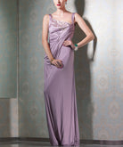 Clothes,Designers - Rose Pink Long Dress