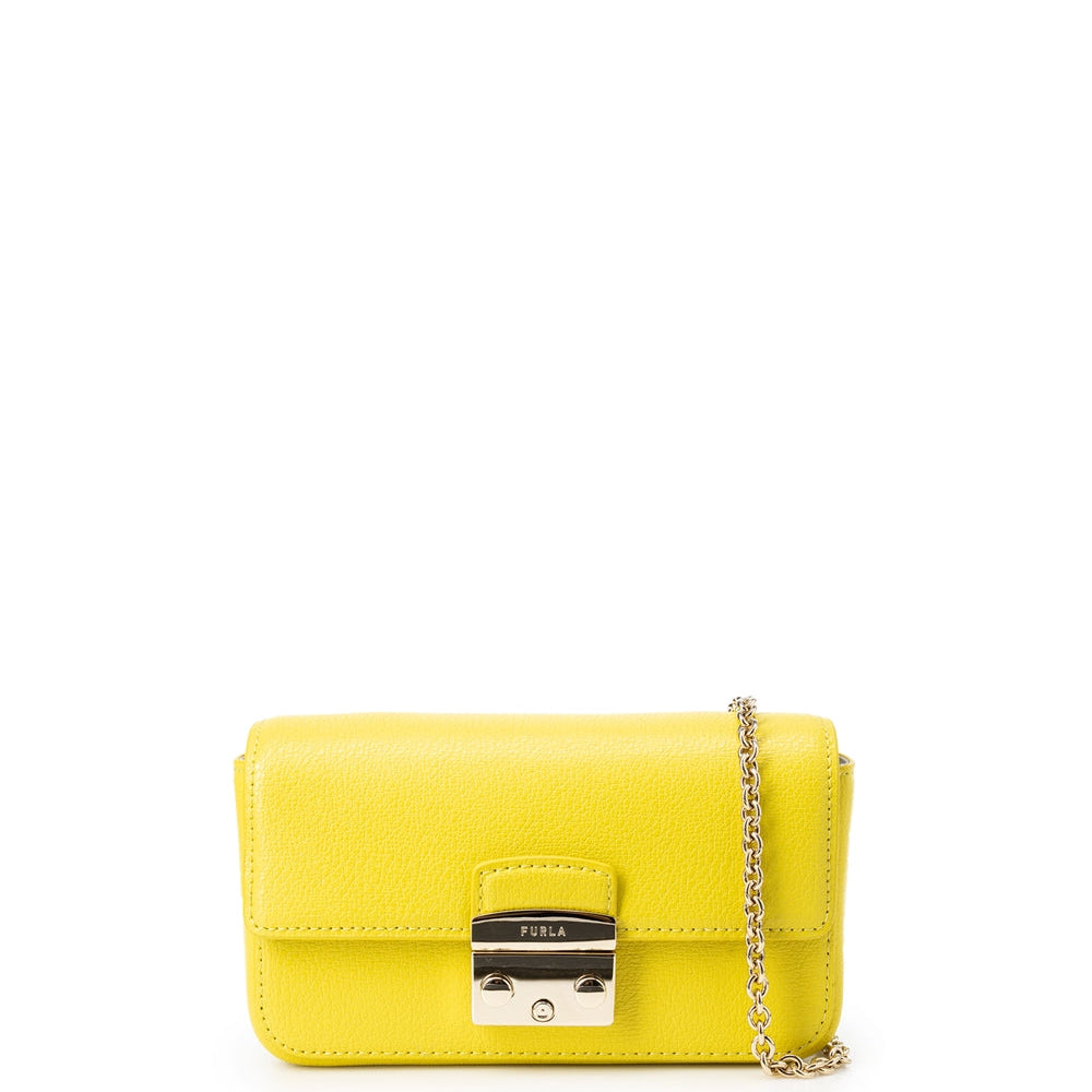 Yellow Metropolis Mini Crossbody Bag
