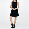 Black Laser Cut Dress, BYBLOS - elilhaam.com