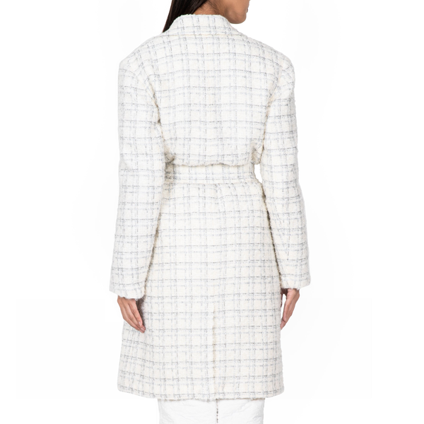 Wool Tweed Trench Coat