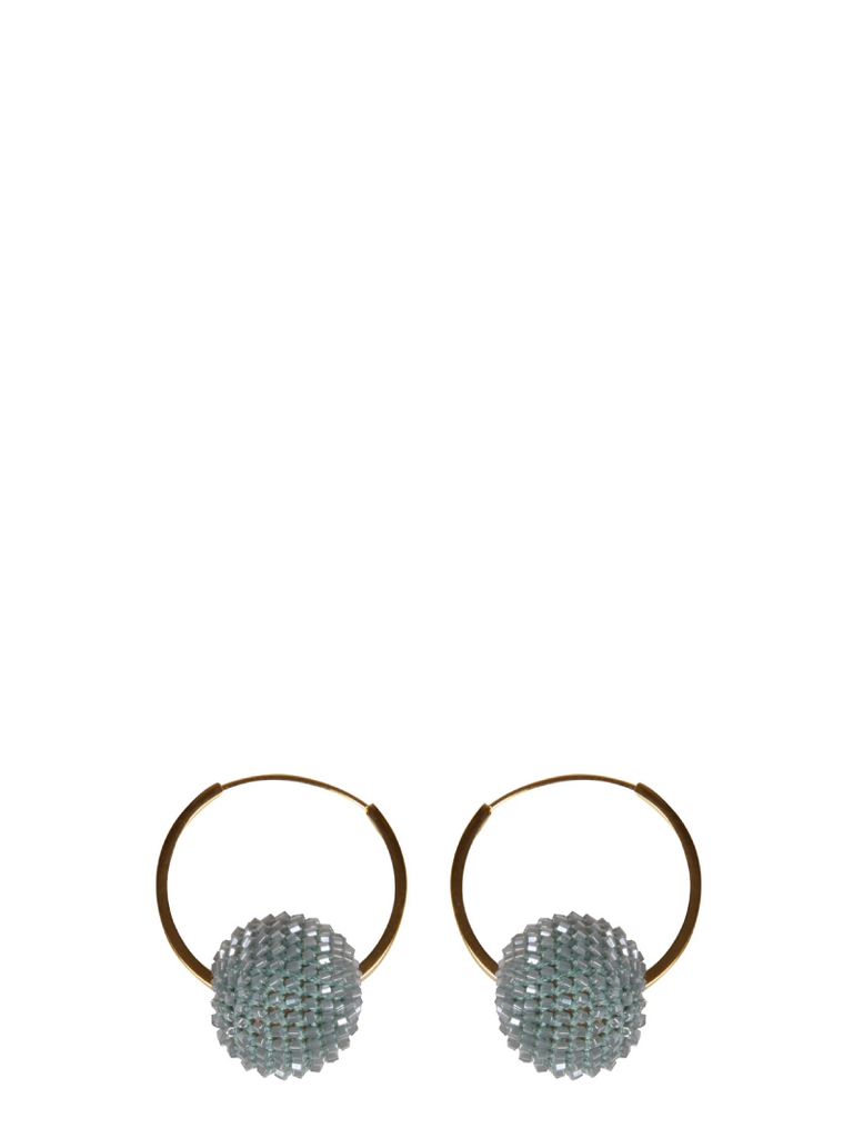 Disco Ball Earring (Blue )