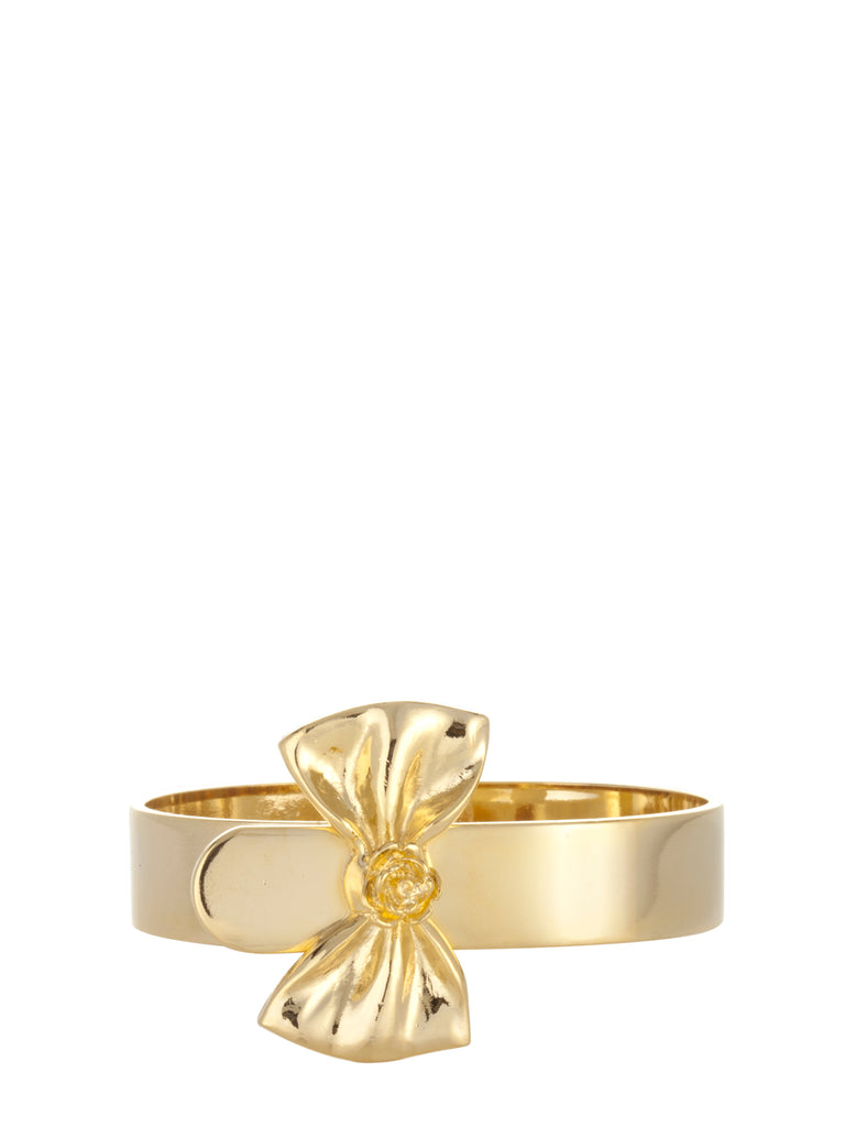 Gold Large Bow Bracelet