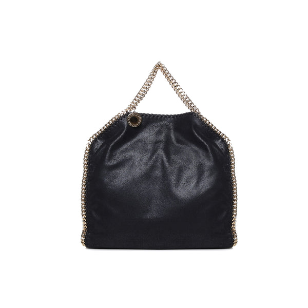 Black Falabella Fold-Over Tote Bag