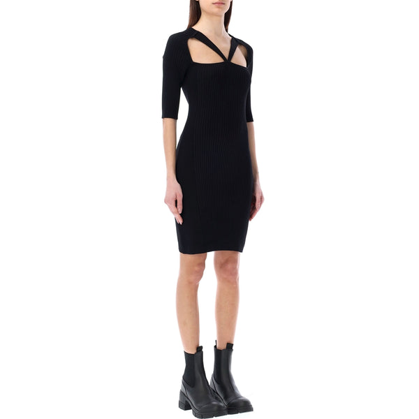 Black Cut-out Mini Dress