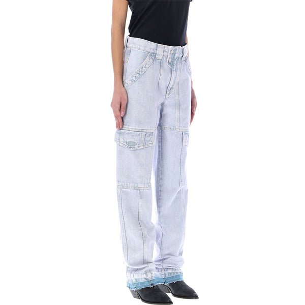 Light Blue Vayoneo Cargo Pocket Jeans