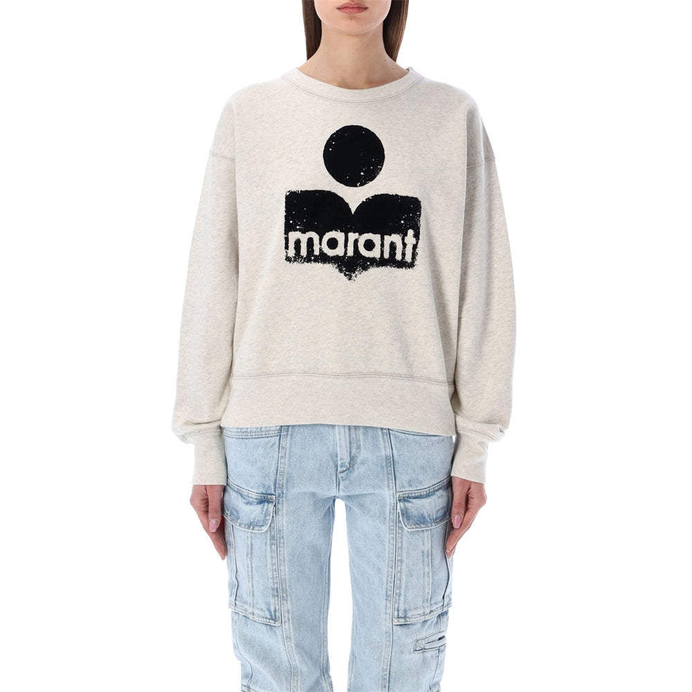 Ecru Mobyli Logo Sweatshirt