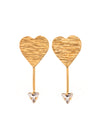 Amor Brass Earrings, 10 DECOART - elilhaam.com