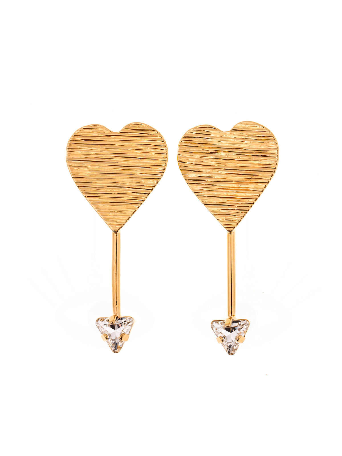 Amor Brass Earrings, 10 DECOART - elilhaam.com