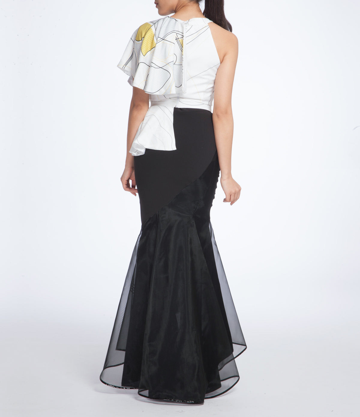 Black Mermaid Skirt, AVARO FIGLIO - elilhaam.com