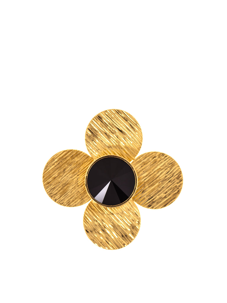 Molettee Big Flower Gold Plated Brass Pin, 10 DECOART - elilhaam.com
