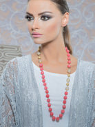 Coral Beads necklace, TANZILA RAB - elilhaam.com