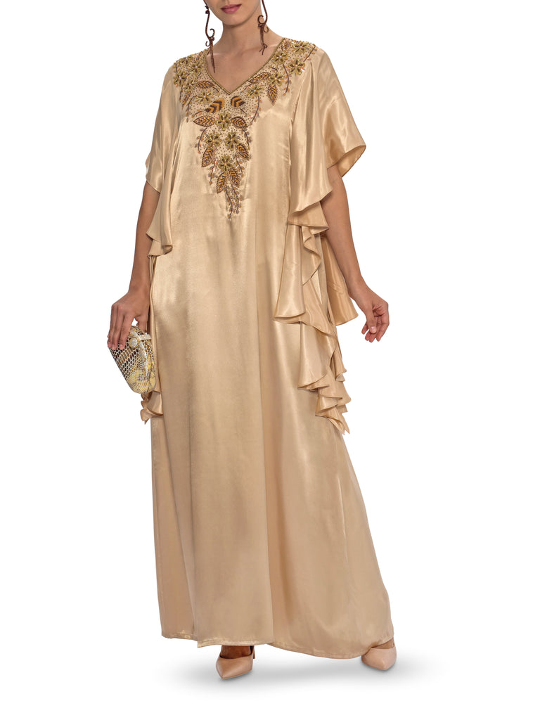 Gold Sleeve Detailing Kaftan