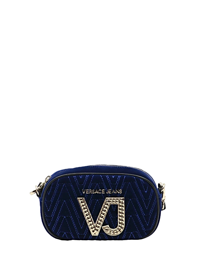 Blue Velvet Mini Cross-body Bag