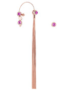 Giuliana Mancinelli Bonafaccia-Rose Gold Fringe Ear cuff 