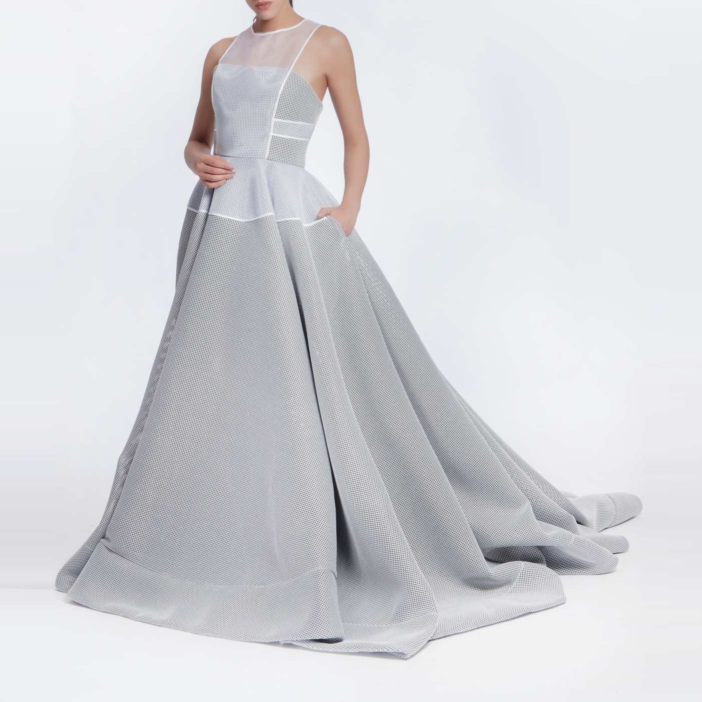 Grey Trail Dress, AVARO FIGLIO - elilhaam.com