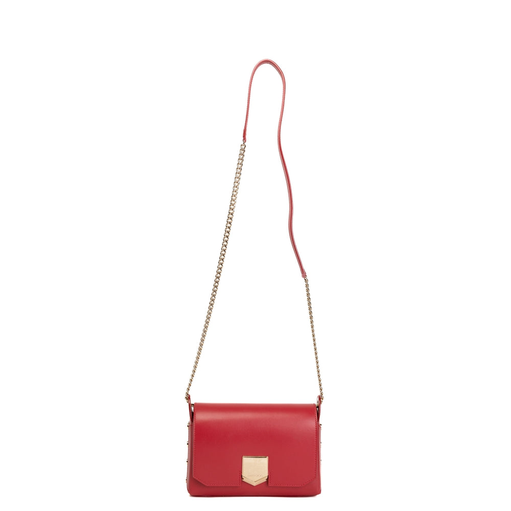 Red Lockett Leather Crossbody Bag