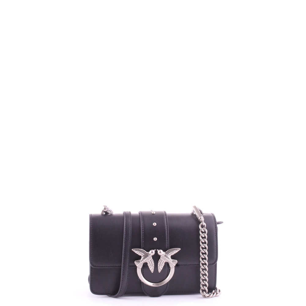 Black Logo-plaque Leather Satchel Bag