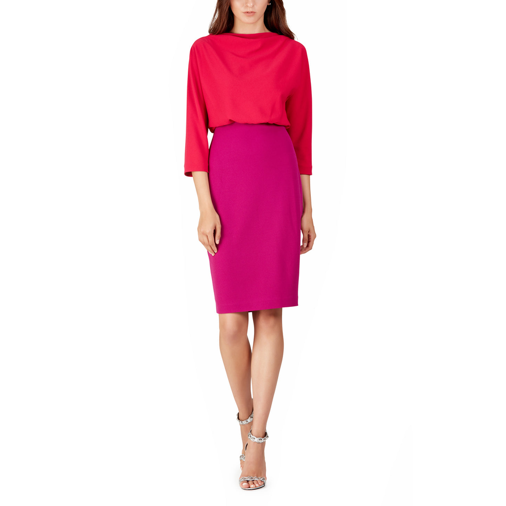 Colorblock Boatneck Sheath Dress, BELLE BADGLEY MISCHKA - elilhaam.com