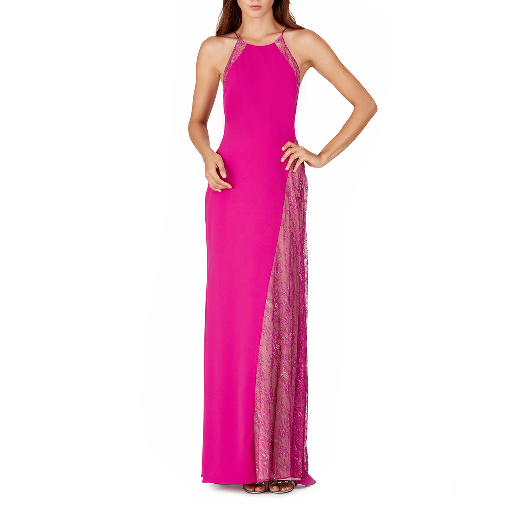 Chantilly Lace Evening Gown, BADGLEY MISCHKA - elilhaam.com