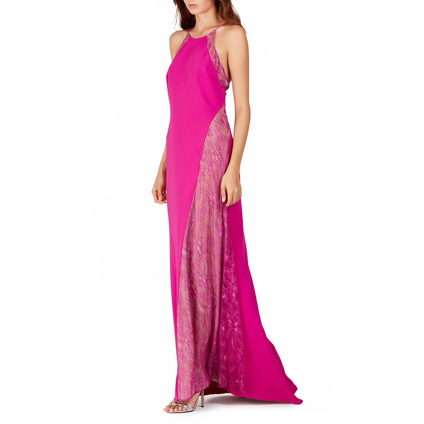 Chantilly Lace Evening Gown, BADGLEY MISCHKA - elilhaam.com