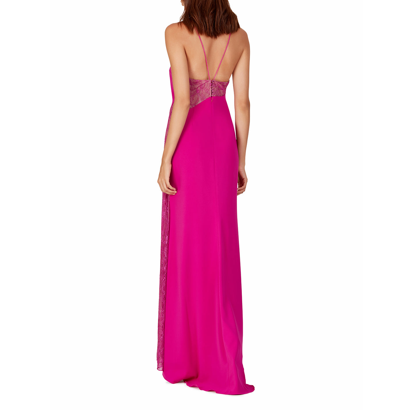 Chantilly Lace Evening Gown, BADGLEY MISCHKA - elilhaam.com
