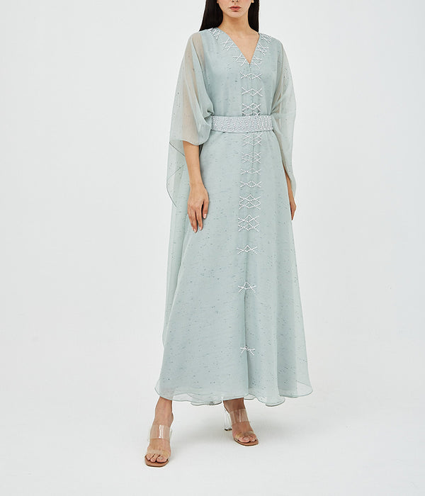 Light Blue Tiffany Kriss Kross Kaftan