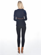 Quilted Wool Blend Sweater, DIP - elilhaam.com