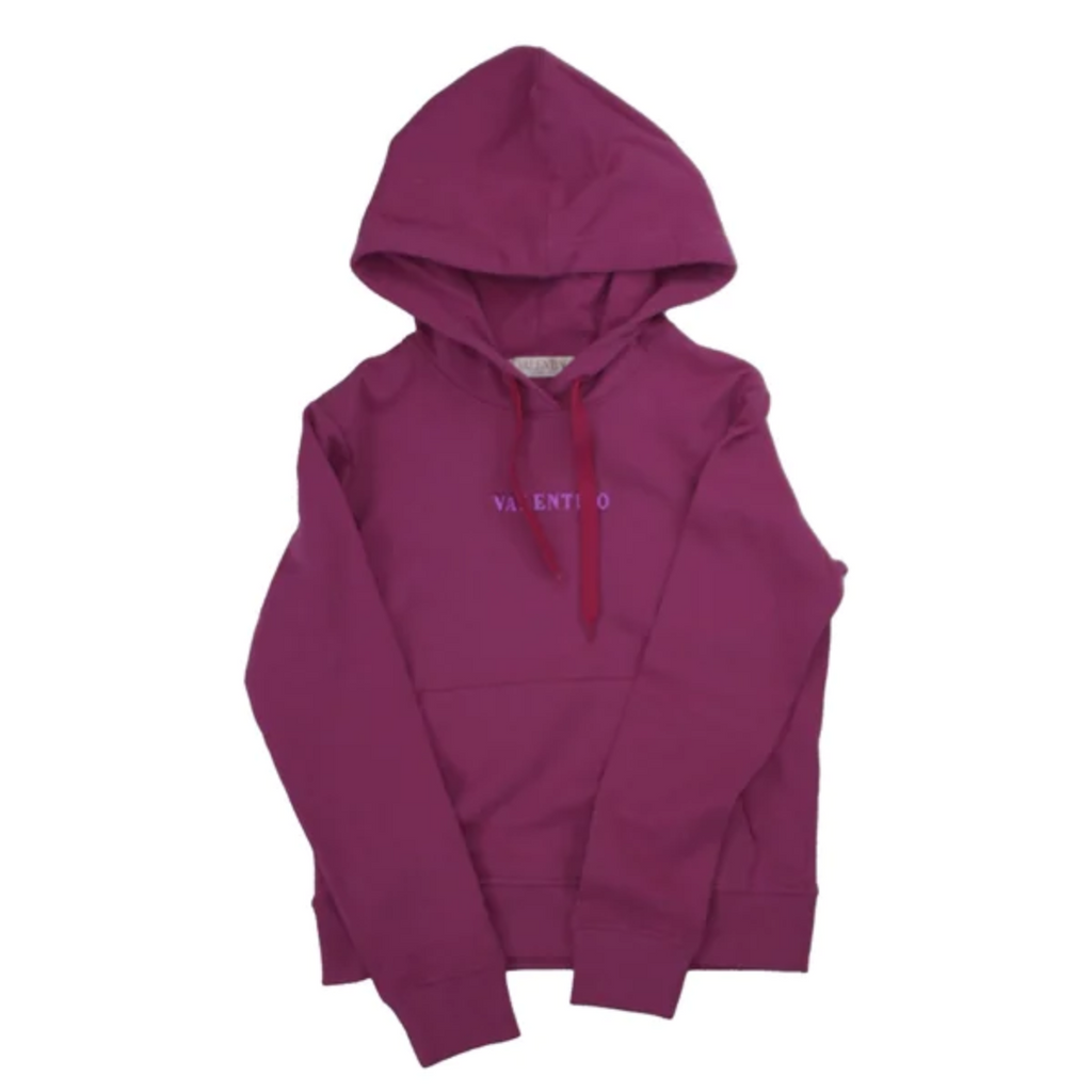 Pink Logo-print Cotton Hoodie
