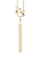 Necklace with Long Brass Pendant, GIULIANA MANCINELLI BONAFACCIA - elilhaam.com