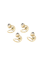 Brass Ring Set, GIULIANA MANCINELLI BONAFACCIA - elilhaam.com