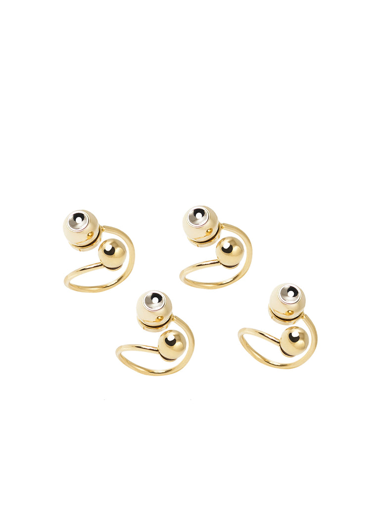 Brass Ring Set, GIULIANA MANCINELLI BONAFACCIA - elilhaam.com