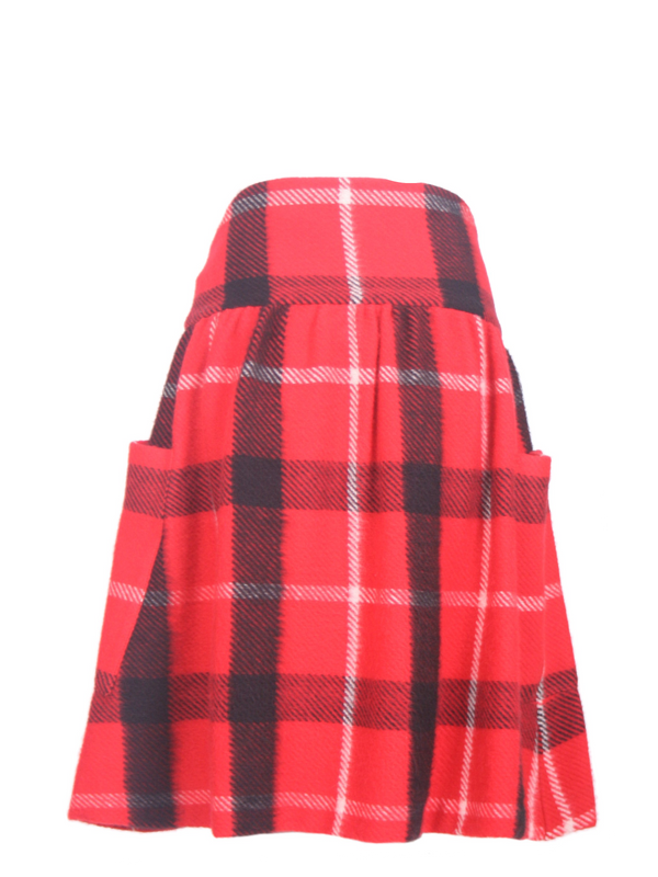 Red Blanket Skirt