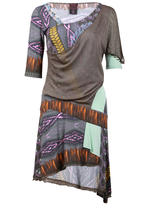 Ethnic print dress outlet