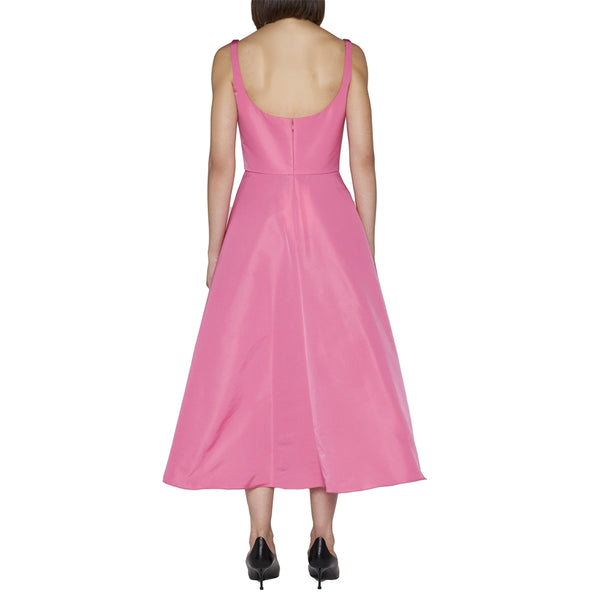 Pink Sweetheart Neckline Asymmetric Dress