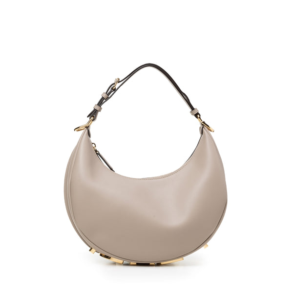 Cream Nano Fendigraphy Hobo Bag