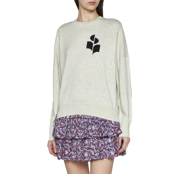 Grey Atlee Cotton And Wool Sweater