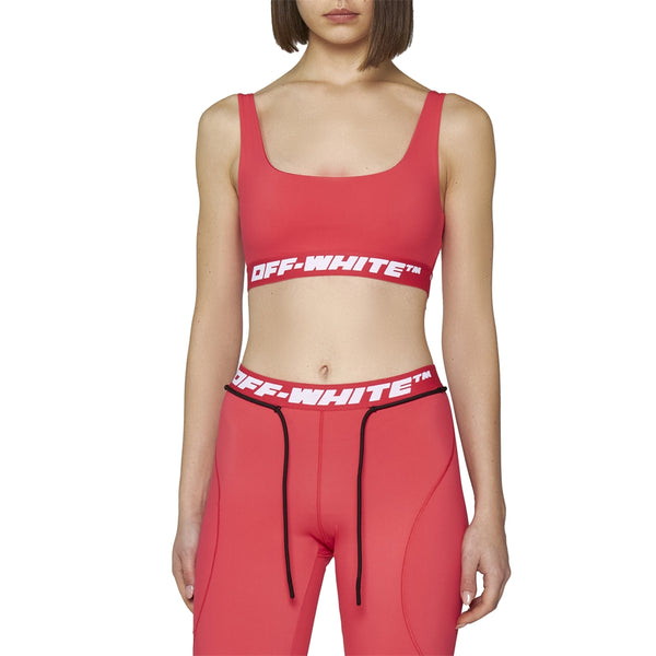 Red Logo-underband Bra Top