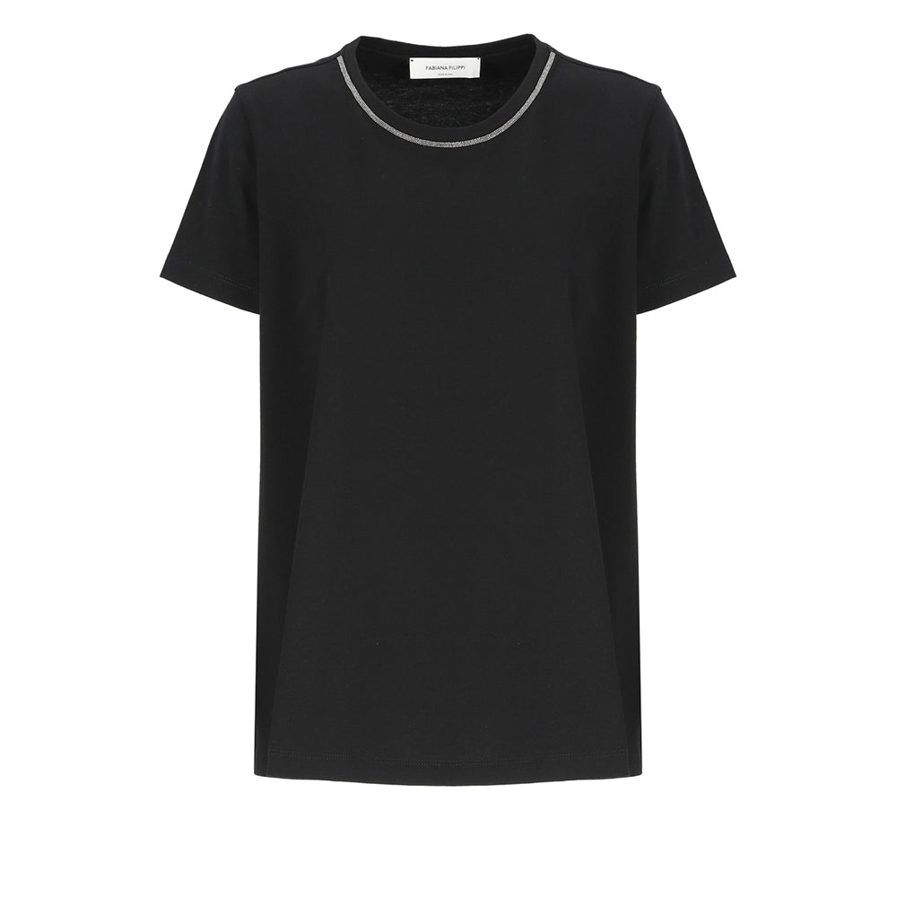 Black Light Point Details T-shirt