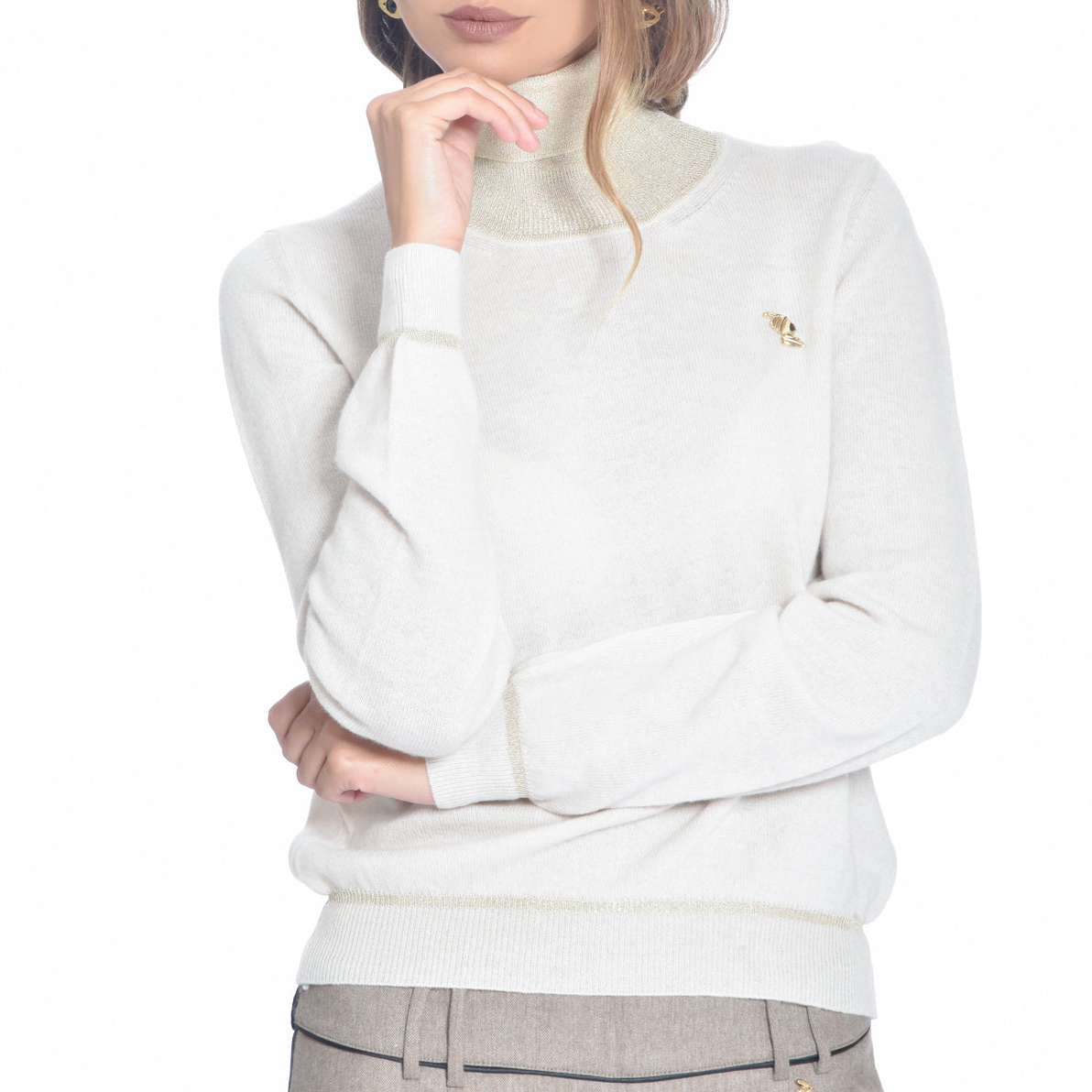 Wool Cashmere Blend Sweater, ROBERTA SCARPA - elilhaam.com