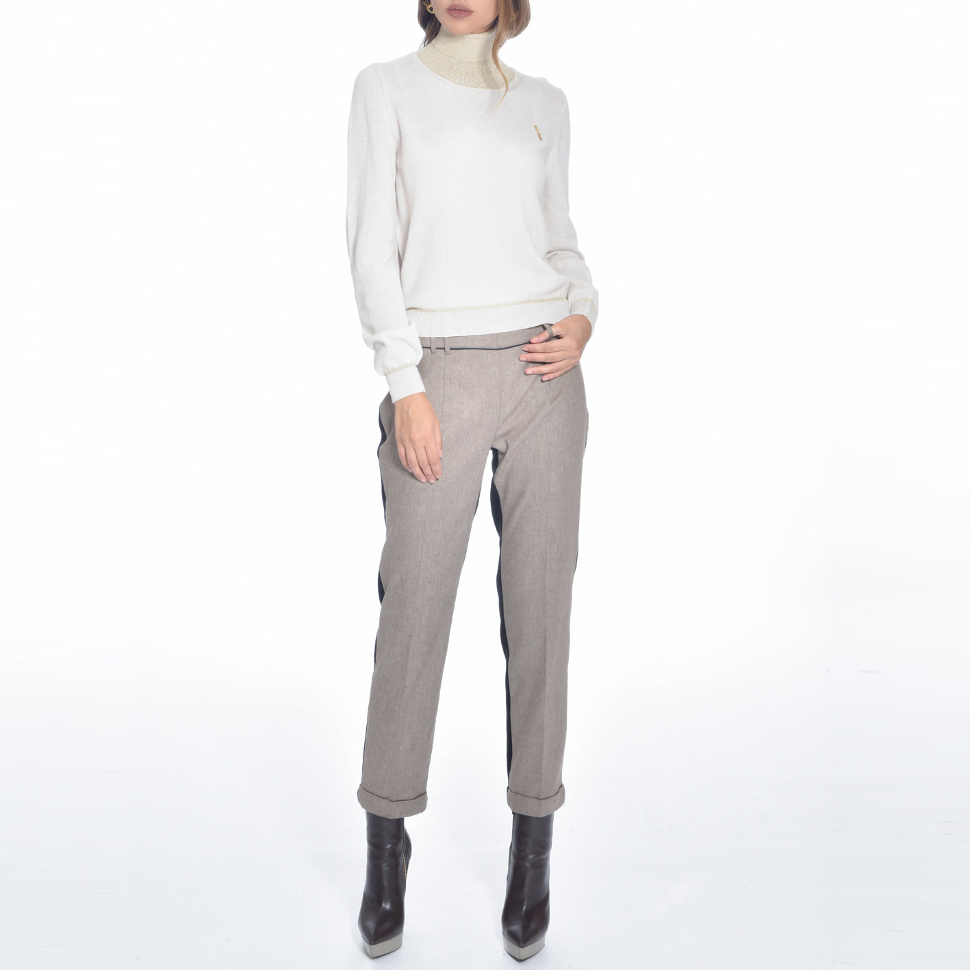 Wool Cashmere Blend Sweater, ROBERTA SCARPA - elilhaam.com