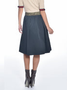 Cheetah Paneled Midi Skirt, ROBERTA SCARPA - elilhaam.com